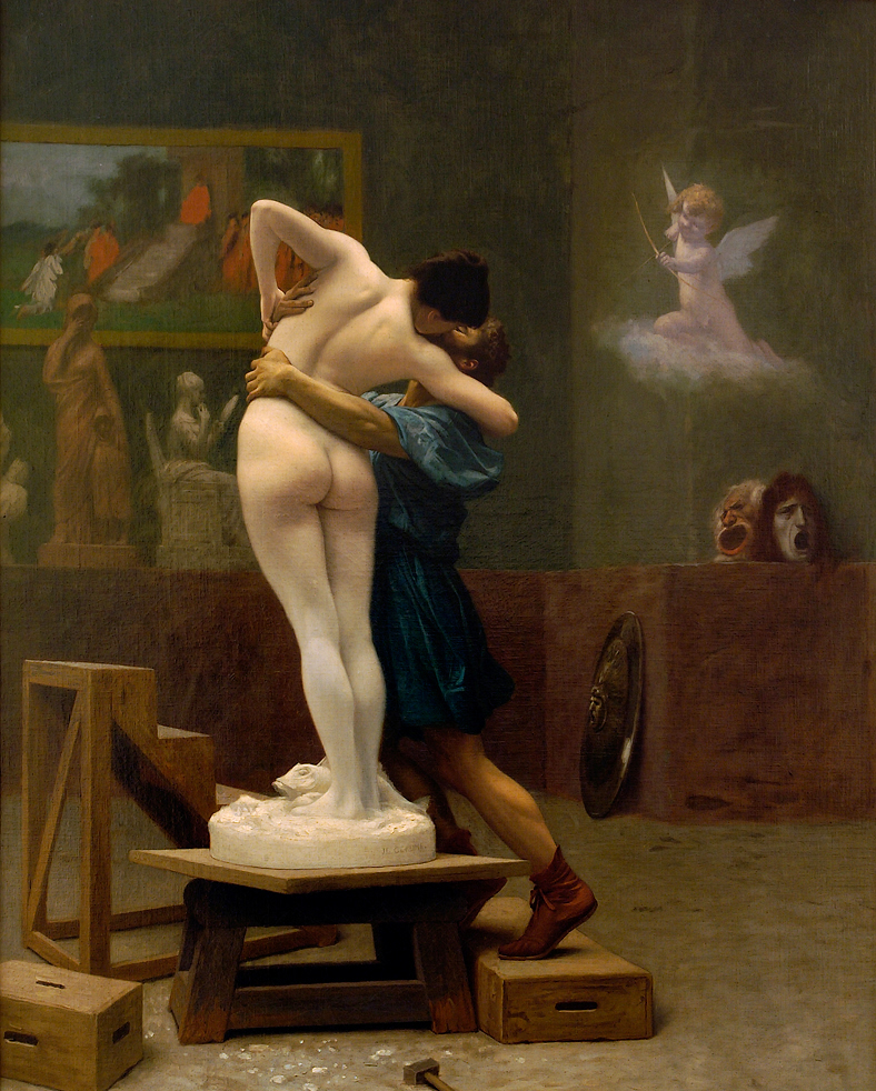 Pygmalion and Galatea 1890 painting - Jean-Leon Gerome Pygmalion and Galatea 1890 art painting